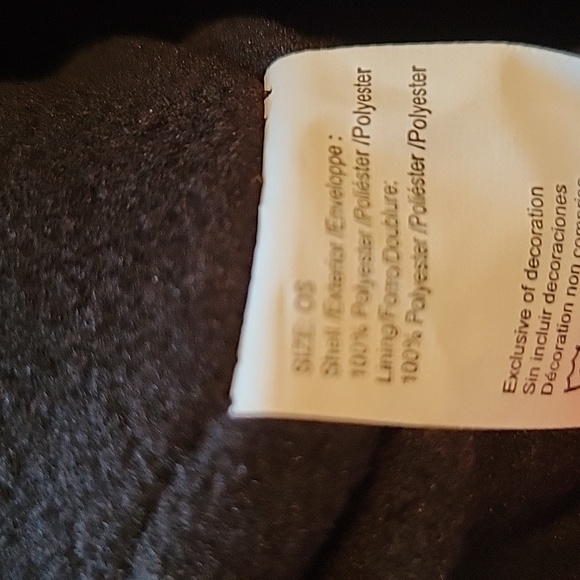 IGLOOS UNISEX ONE SIZE Black Ribbed warm HAT NWT - Picture 4 of 6